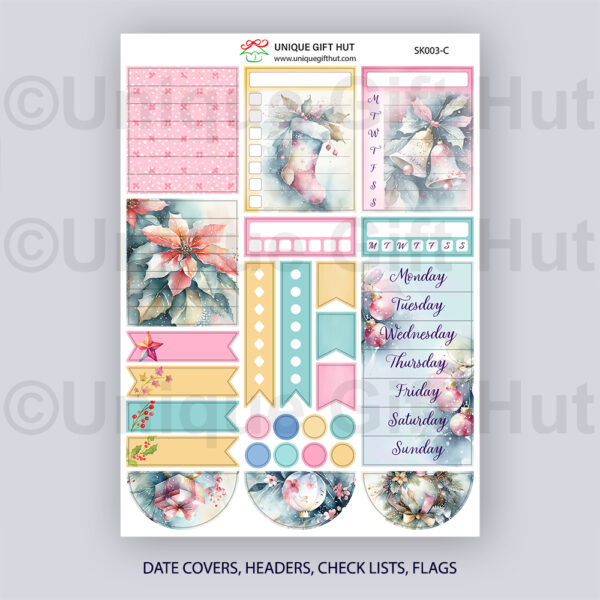 Christmas Planner sticker kit